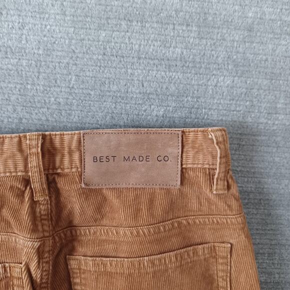 Best Made Co. Corduroy Pants Mens 28x30 Tan Brown Straight Leg Chino Preppy - Picture 7 of 10